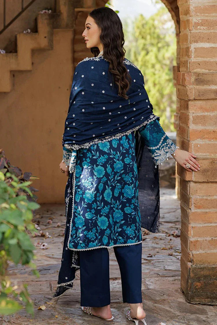 Picture of Rajbari - Floral Symphony Lawn Collection - Design 12 - Unstitched - Available at Raja Sahib