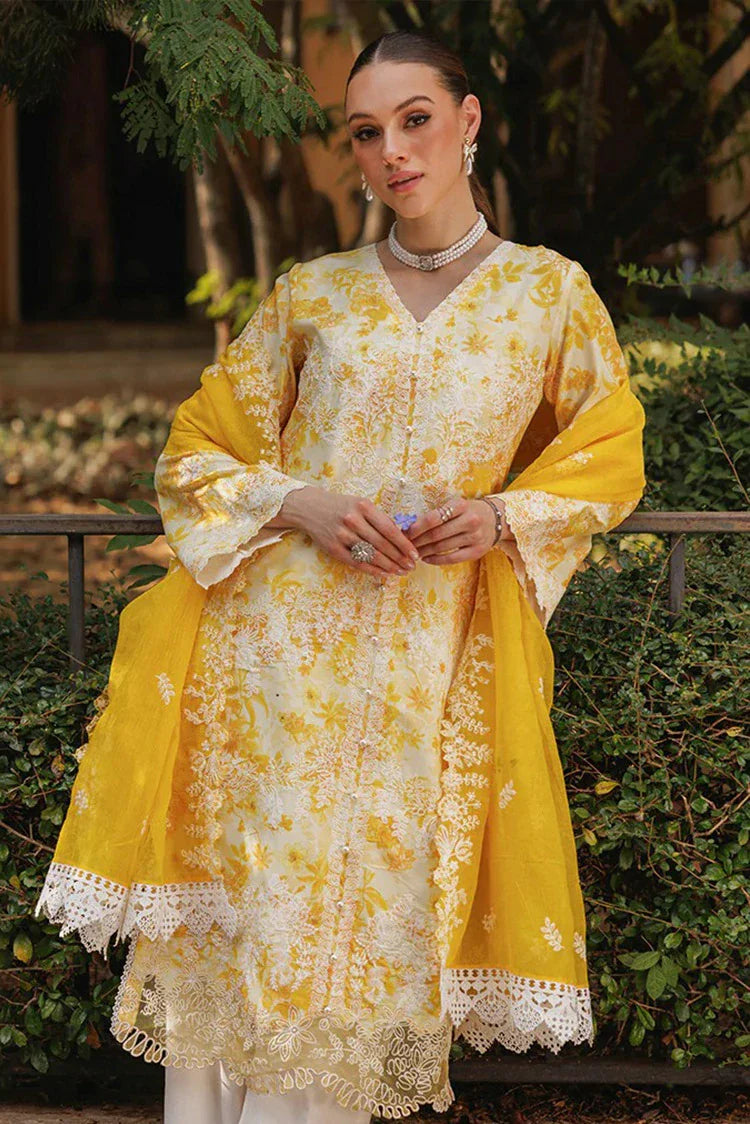 Picture of Rajbari - Floral Symphony Lawn Collection - Design 01 - Unstitched - Available at Raja Sahib
