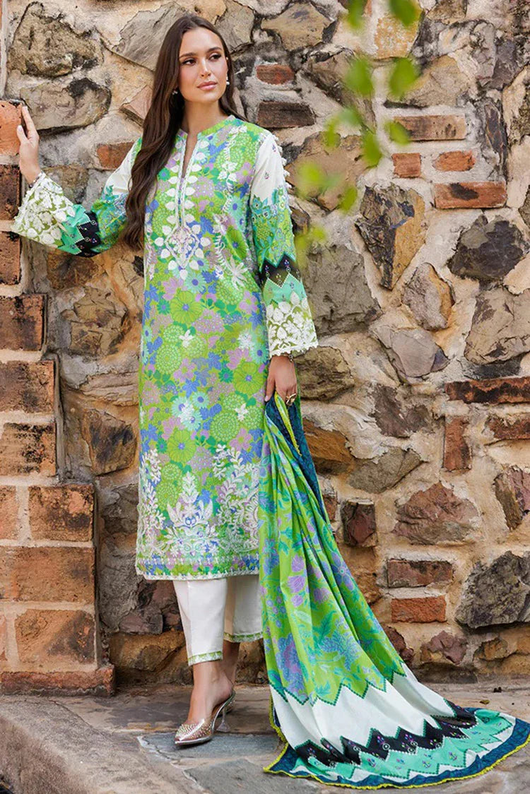 Picture of Rajbari - Floral Symphony Lawn Collection - Design 04 - Unstitched - Available at Raja Sahib