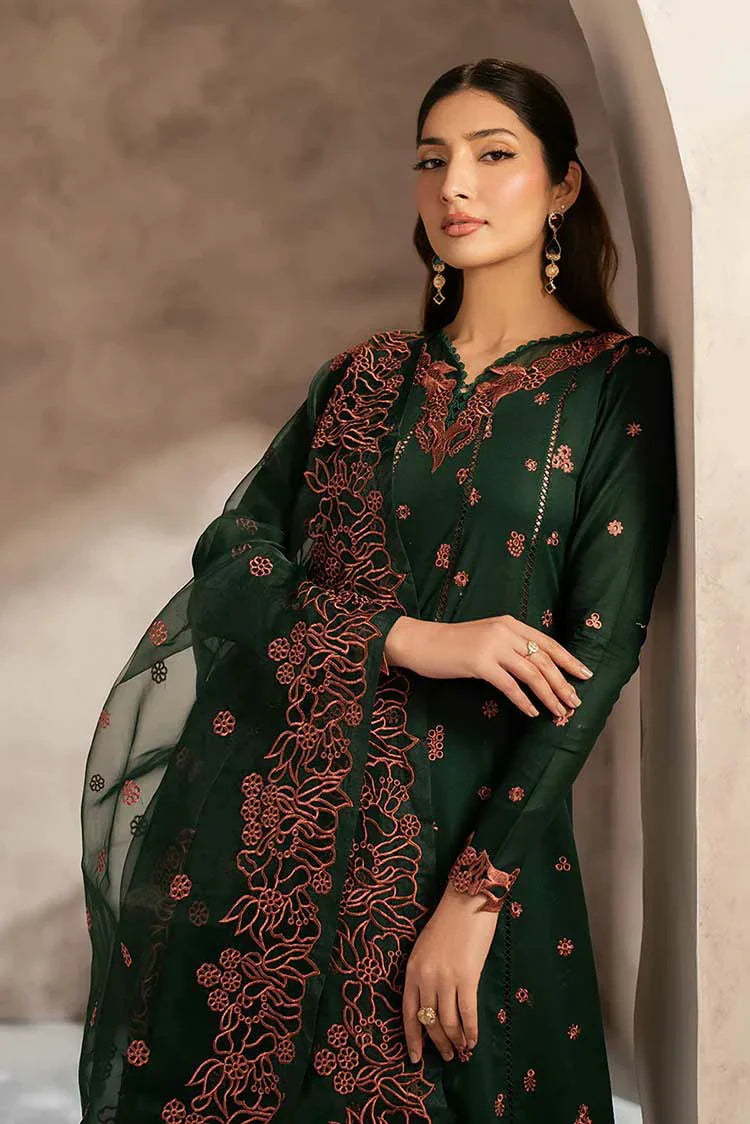 Picture of Zarif - Chikankari Lawn Collection - UNST-LWN-04 SIRAAN - Unstitched - Available at Raja Sahib