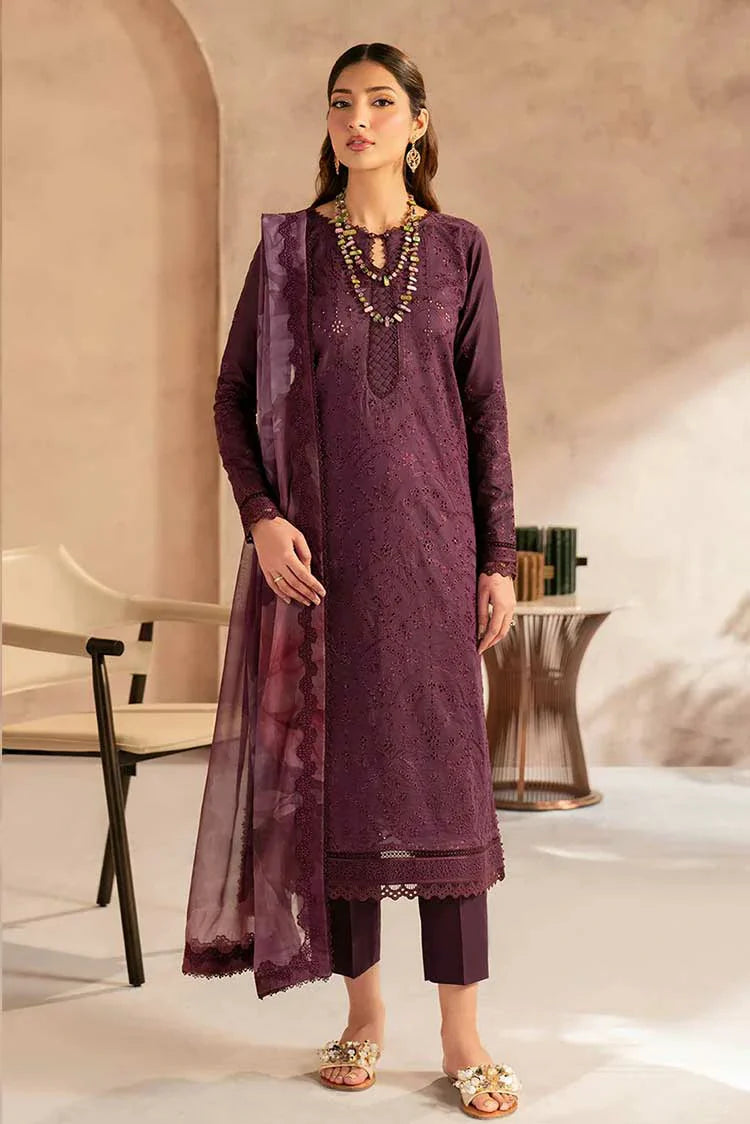 Picture of Zarif - Chikankari Lawn Collection - UNST-LWN-06 VIRAYA - Unstitched - Available at Raja Sahib