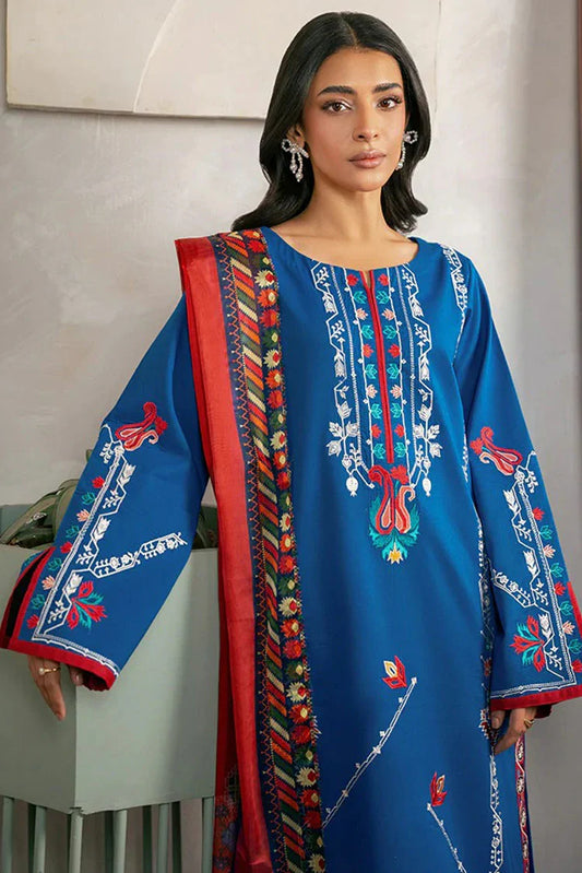 Picture of Rajbari - Parisa Premium Summer Edit - Design 09 - Unstitched - Available at Raja Sahib
