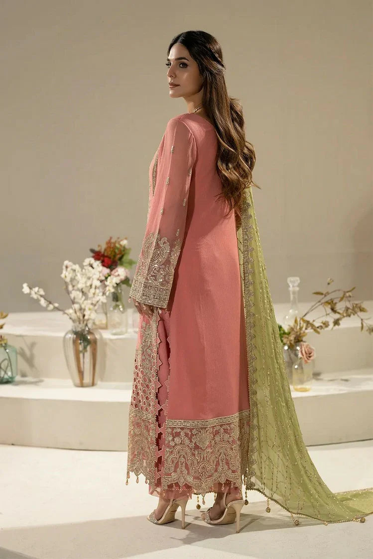 Picture of Imrozia - Nisha Eid Luxury Chiffon Edit - M-82 NURAH - Unstitched - Available at Raja Sahib