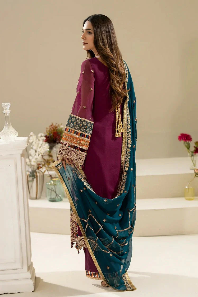 Picture of Imrozia - Nisha Eid Luxury Chiffon Edit - M-84 ZEHAK - Unstitched - Available at Raja Sahib