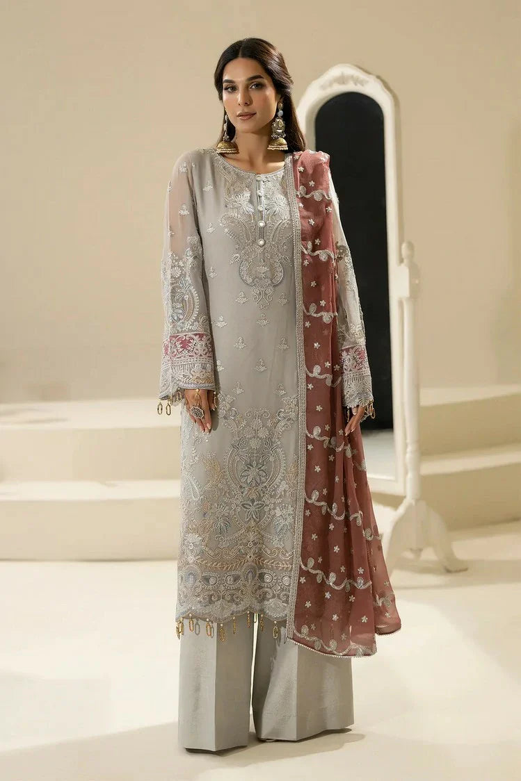 Picture of Imrozia - Nisha Eid Luxury Chiffon Edit - M-85 MEHZA - Unstitched - Available at Raja Sahib