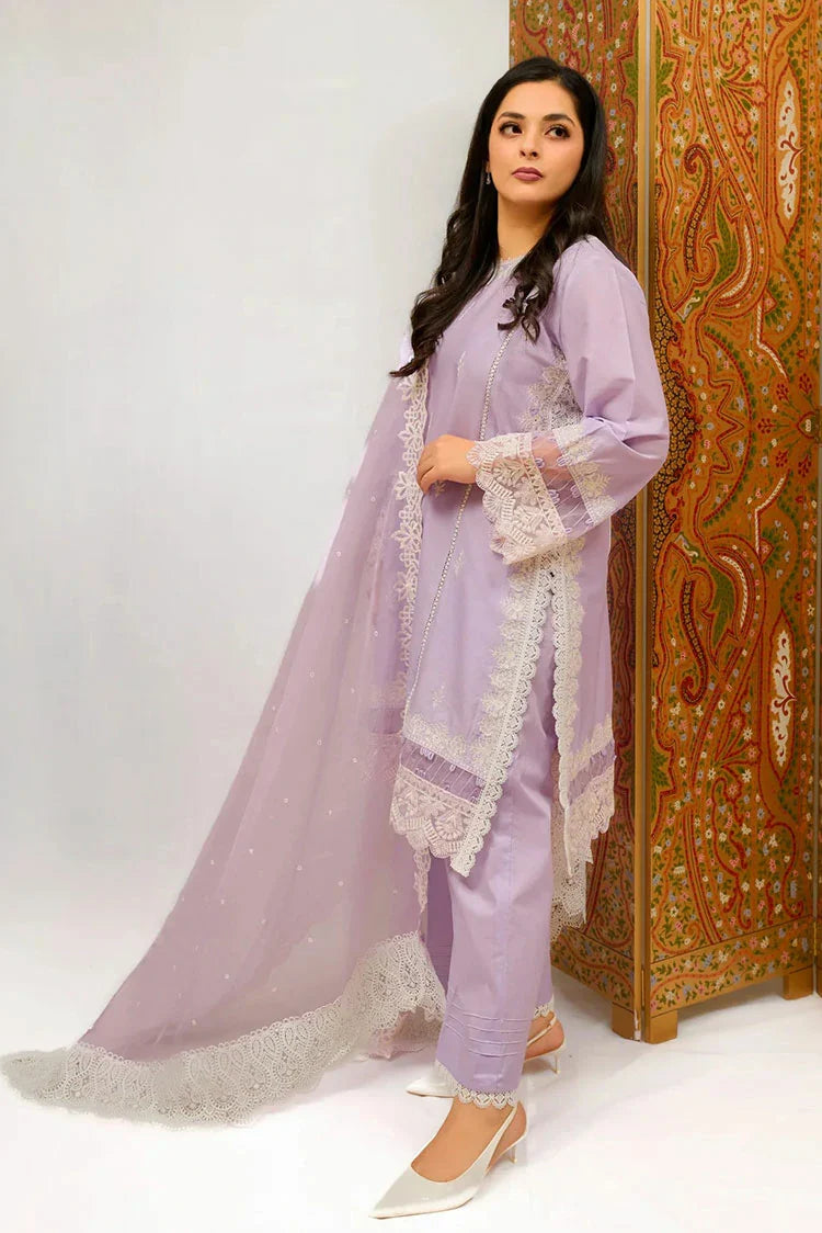 Picture of Zyna - Solid Essentials - 02 Iris - Unstitched - Available at Raja Sahib