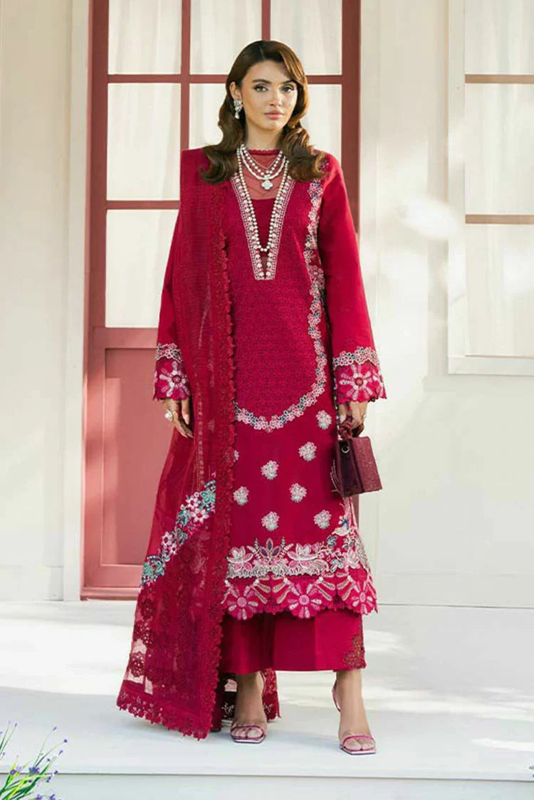 Picture of Zevk - Flora Festive Lawn Vol 2 - 02 ZINNIA - Unstitched - Available at Raja Sahib