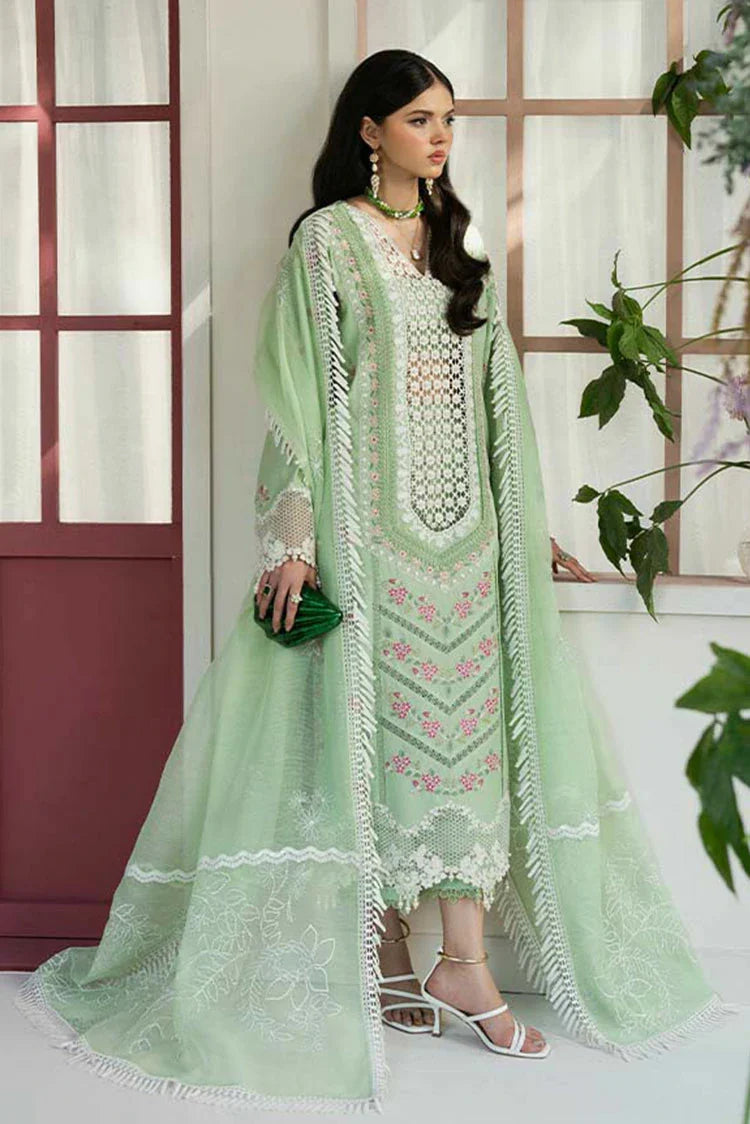 Picture of Zevk - Flora Festive Lawn Vol 2 - 06 ROSEMARY - Unstitched - Available at Raja Sahib