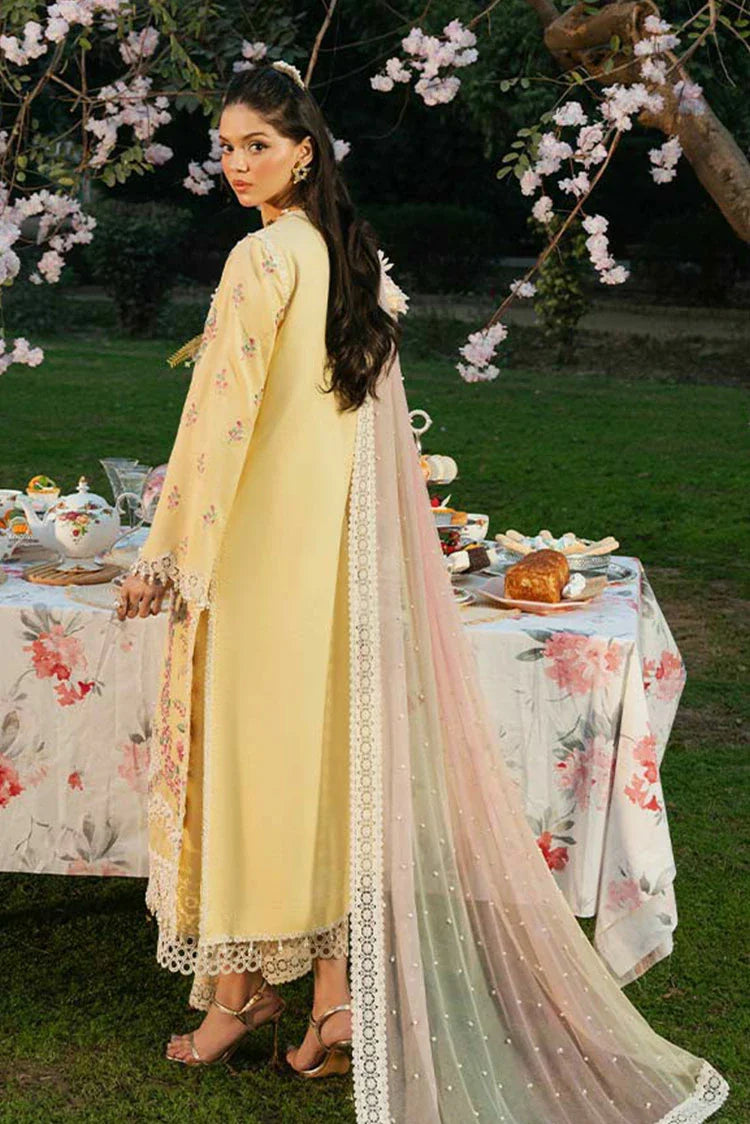 Picture of Zevk - Flora Festive Lawn Vol 2 - 07 LIME - Unstitched - Available at Raja Sahib