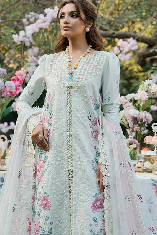 Picture of Zevk - Flora Festive Lawn Vol 2 - 08 JASMINE - Unstitched - Available at Raja Sahib