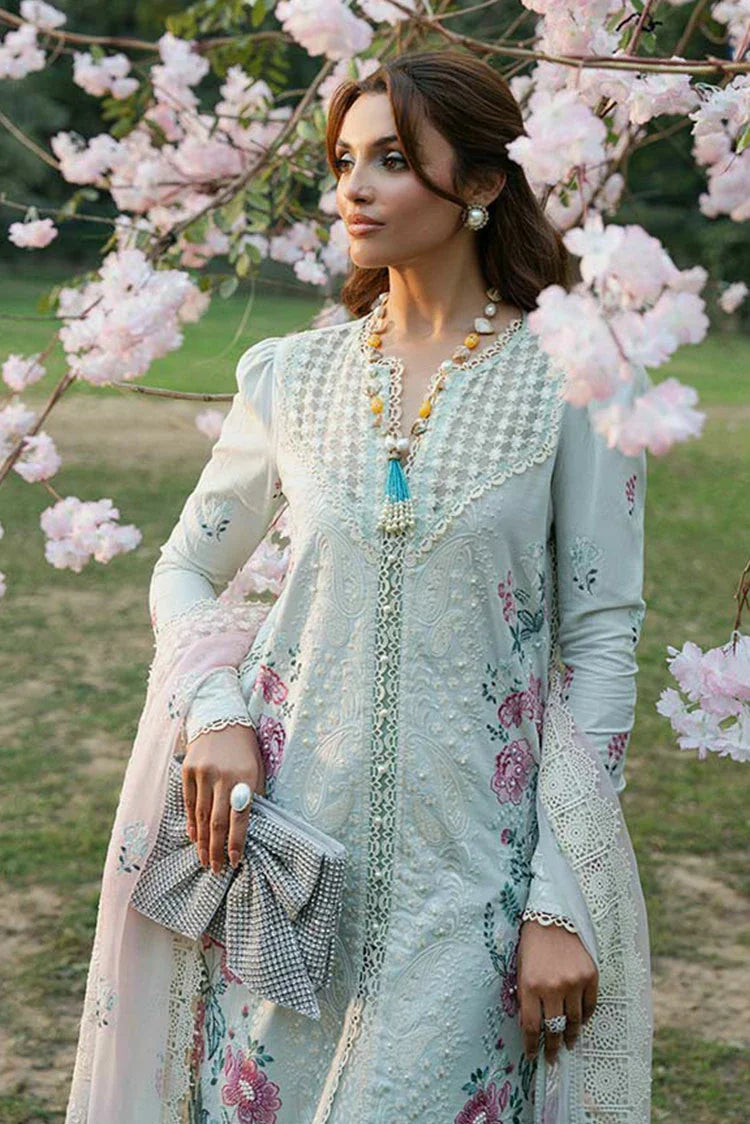 Picture of Zevk - Flora Festive Lawn Vol 2 - 08 JASMINE - Unstitched - Available at Raja Sahib