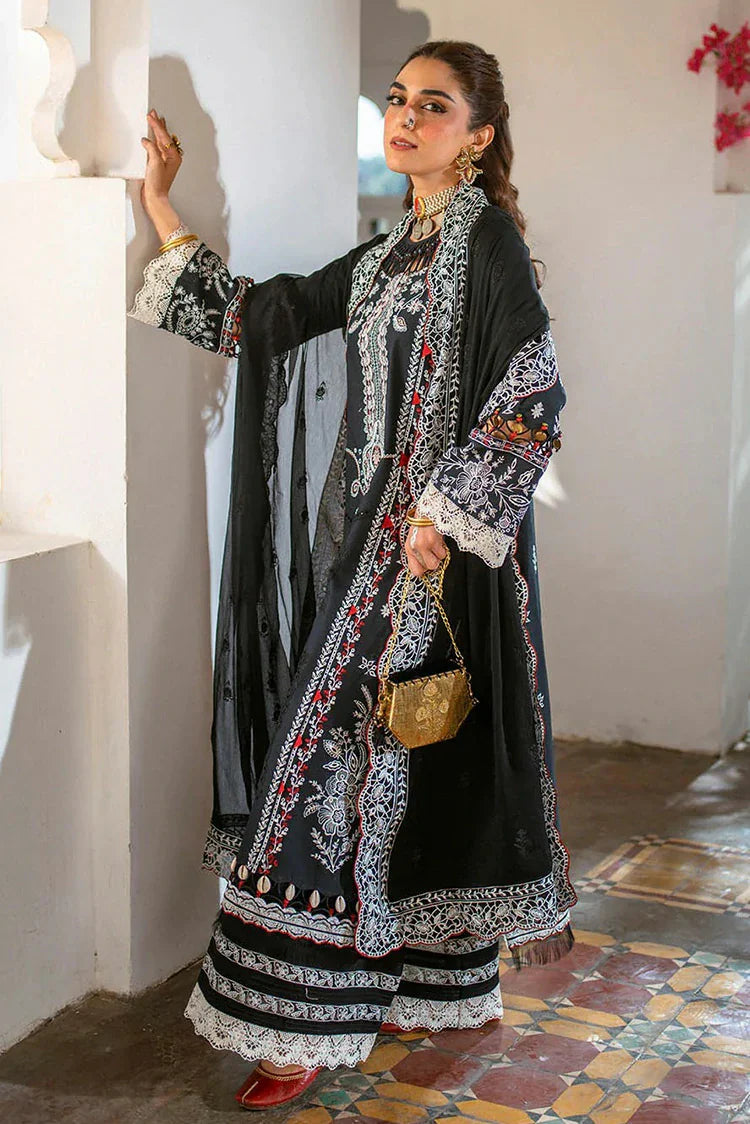 Picture of Hijab Omer - Sajna Luxury Festive Lawn Collection - 10 Raya - Unstitched - Available at Raja Sahib