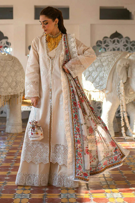Picture of Hijab Omer - Sajna Luxury Festive Lawn Collection - 09 Esme - Unstitched - Available at Raja Sahib