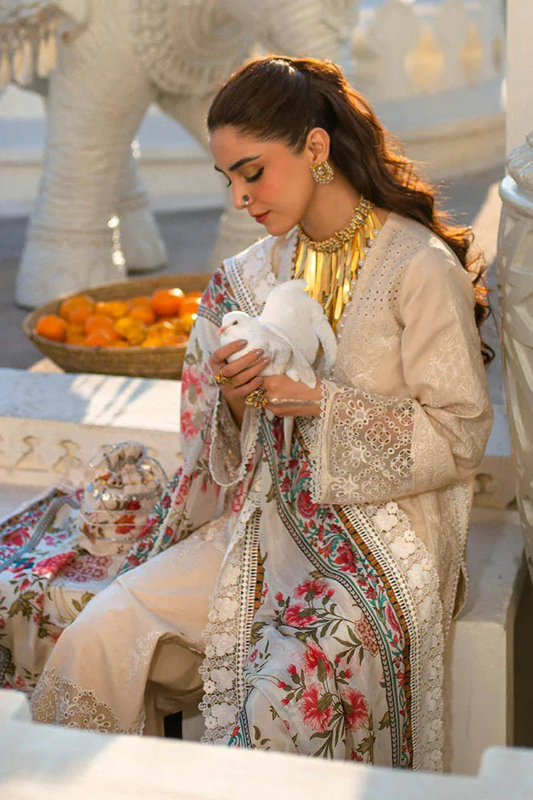 Picture of Hijab Omer - Sajna Luxury Festive Lawn Collection - 09 Esme - Unstitched - Available at Raja Sahib