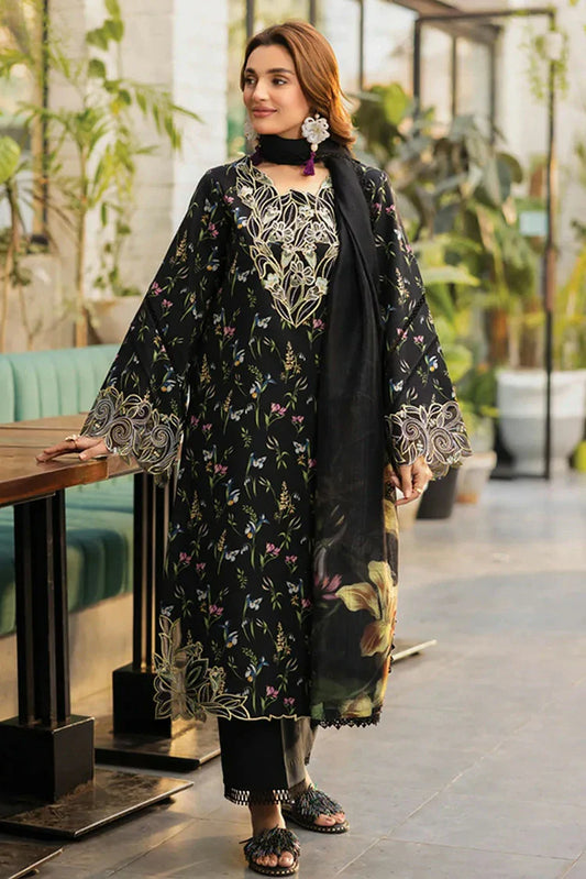 Picture of Rang Rasiya - Lifestyle Summer Edit - D-01 Midnight - Unstitched - Available at Raja Sahib