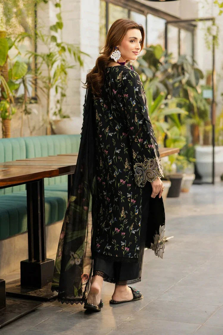 Picture of Rang Rasiya - Lifestyle Summer Edit - D-01 Midnight - Unstitched - Available at Raja Sahib