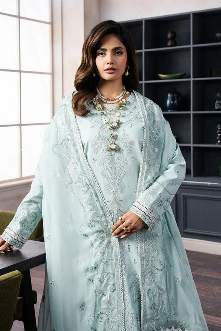 Picture of Freesia - Aqs Luxury Lawn Collection - AREESHA-FS50119 - Unstitched - Available at Raja Sahib