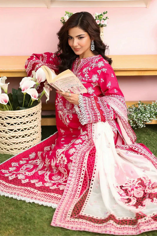 Picture of Imrozia - Hayam Eid Luxury Lawn - SL 90 BASMA - Unstitched - Available at Raja Sahib