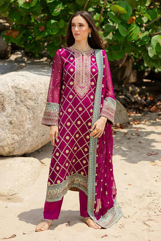 Picture of Freesia - Zyra Luxury Chiffon Collection - Aditi-FW40051 - Unstitched - Available at Raja Sahib