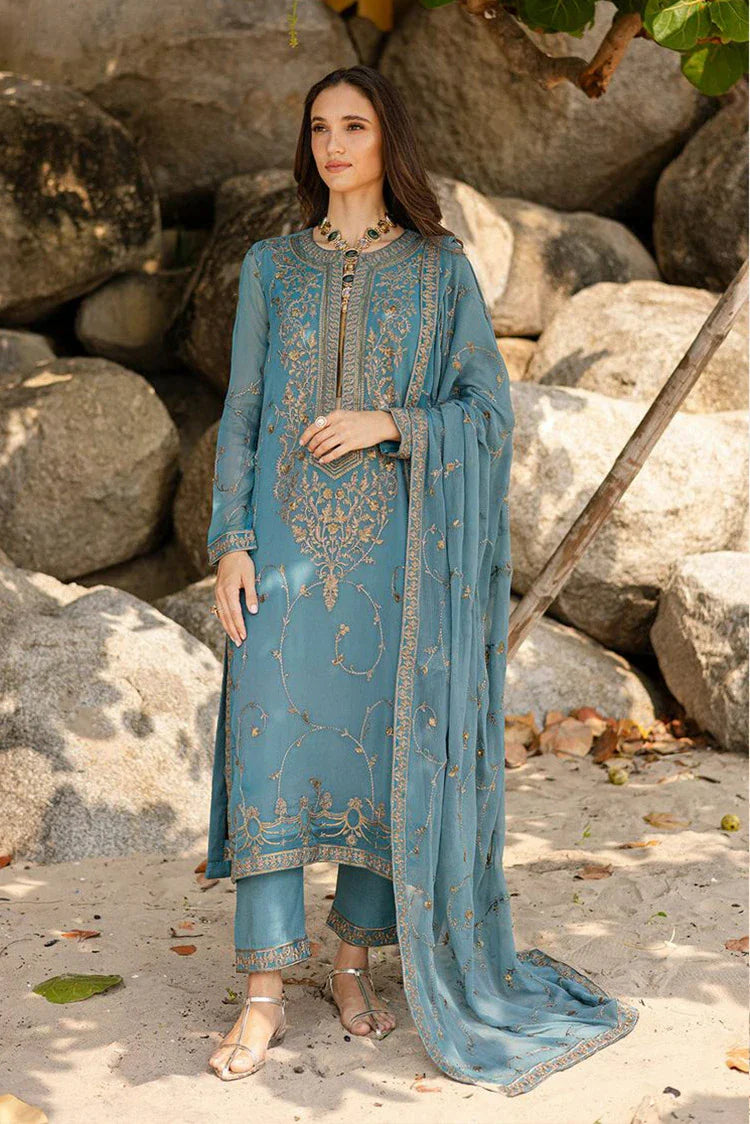 Picture of Freesia - Zyra Luxury Chiffon Collection - Aarvi-FW40059 - Unstitched - Available at Raja Sahib