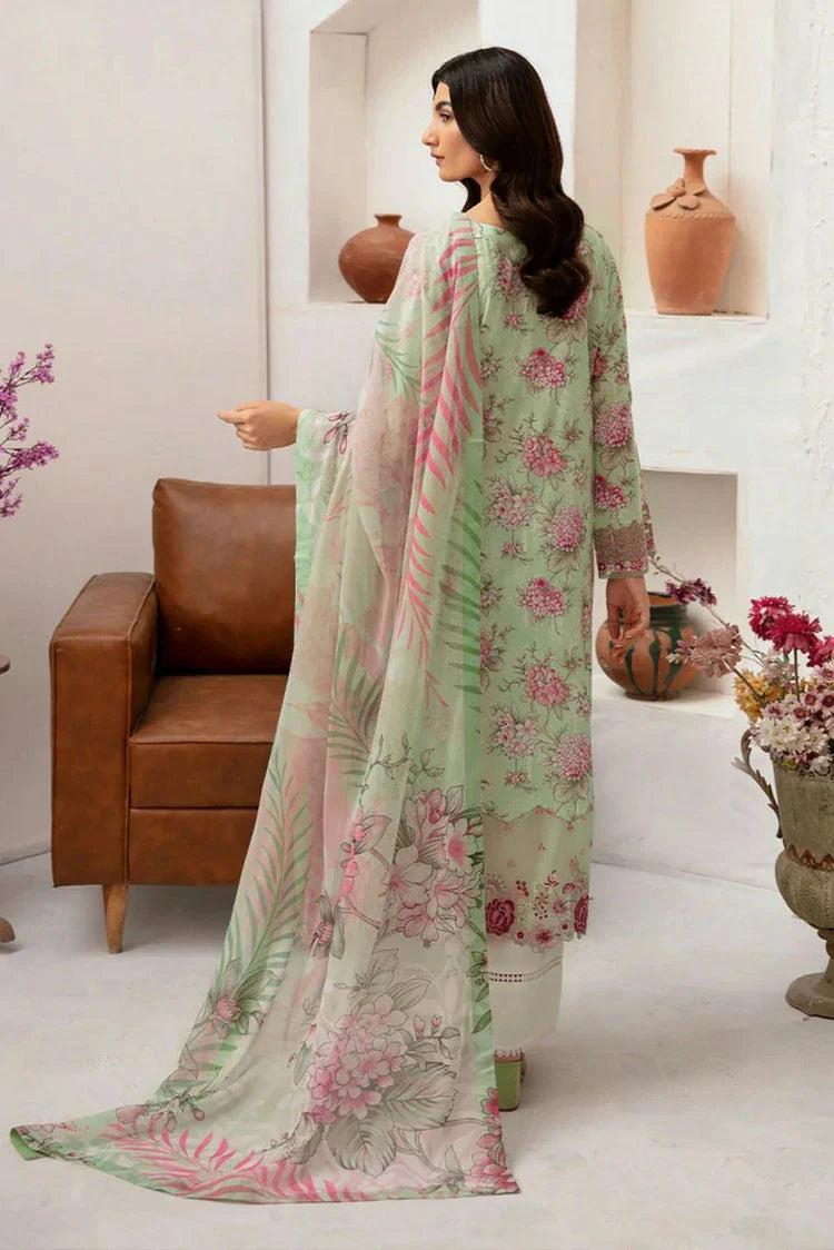 Picture of Ramsha - Rangrez Embroidered Lawn Collection Vol 7 - N-702 - Unstitched - Available at Raja Sahib