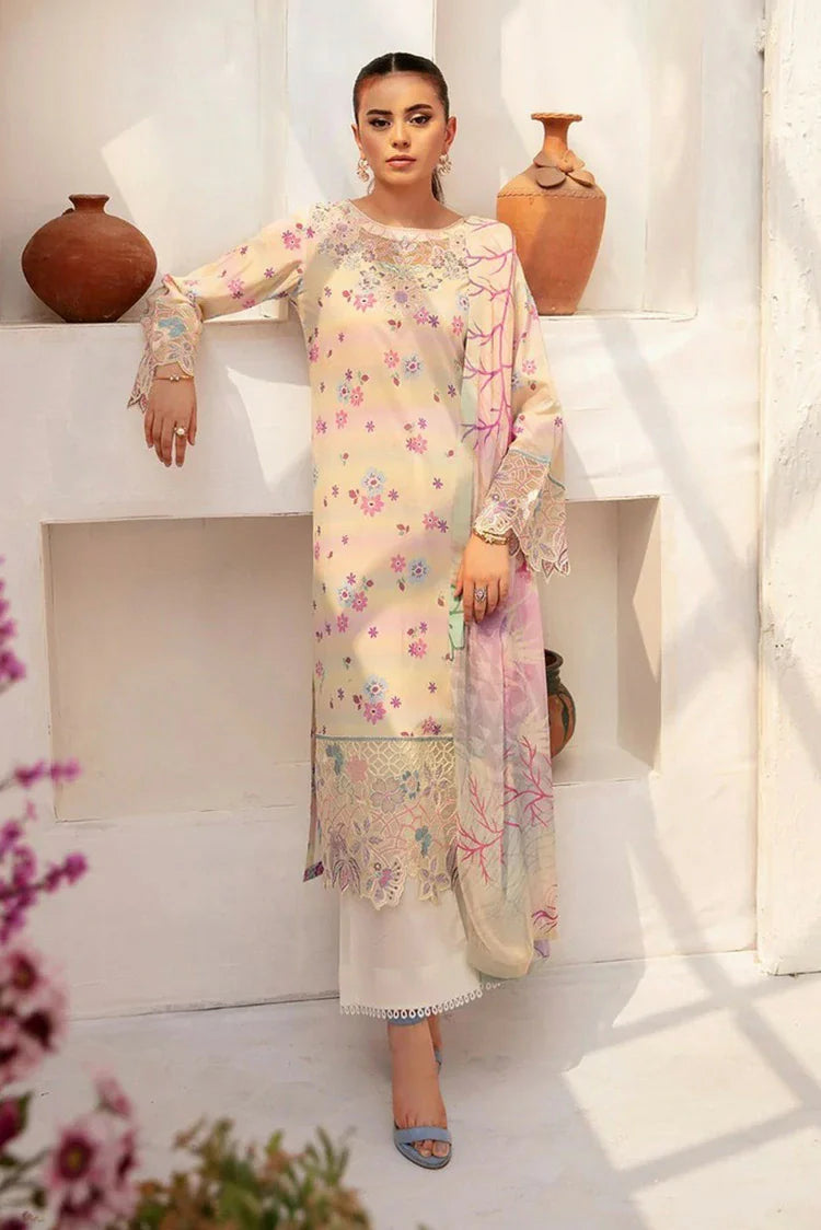 Picture of Ramsha - Rangrez Embroidered Lawn Collection Vol 7 - N-704 - Unstitched - Available at Raja Sahib
