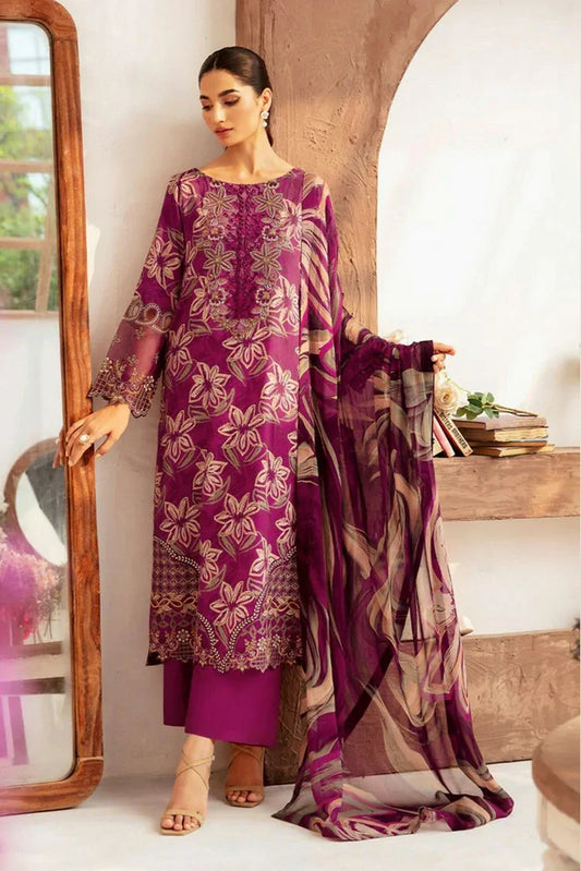 Picture of Ramsha - Rangrez Embroidered Lawn Collection Vol 7 - N-705 - Unstitched - Available at Raja Sahib