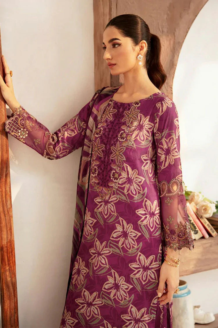 Picture of Ramsha - Rangrez Embroidered Lawn Collection Vol 7 - N-705 - Unstitched - Available at Raja Sahib