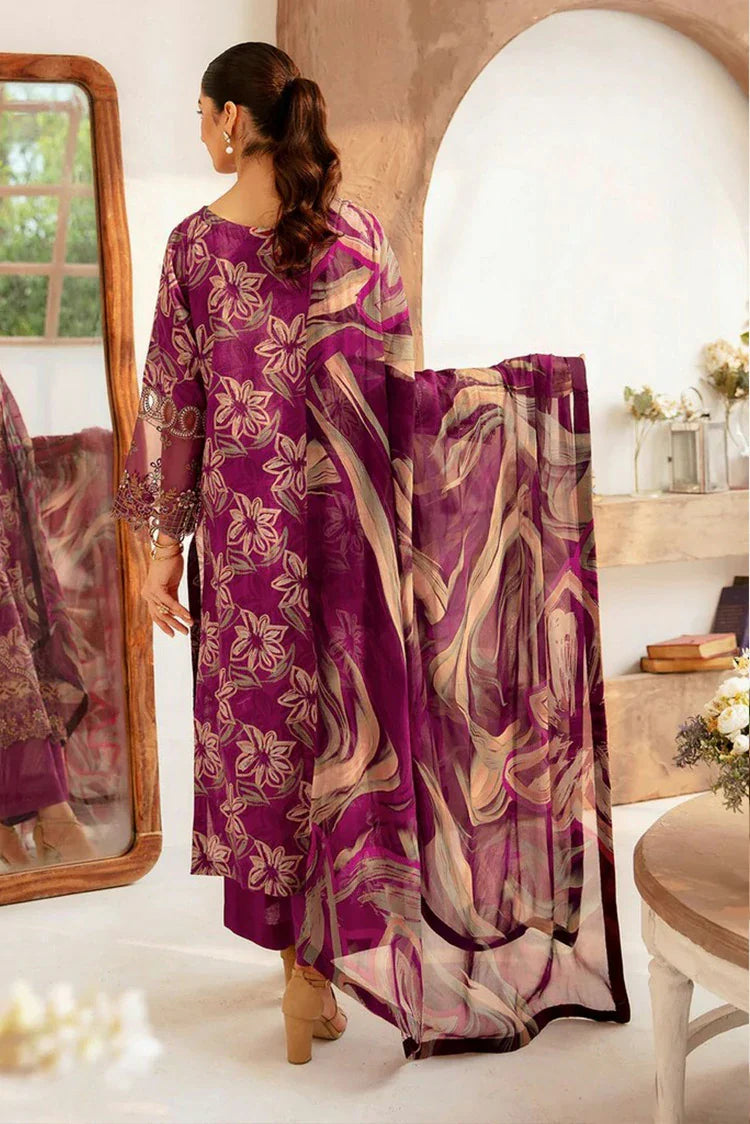 Picture of Ramsha - Rangrez Embroidered Lawn Collection Vol 7 - N-705 - Unstitched - Available at Raja Sahib