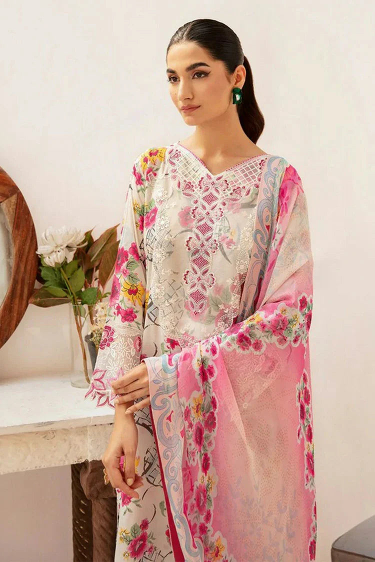 Picture of Ramsha - Rangrez Embroidered Lawn Collection Vol 7 - N-707 - Unstitched - Available at Raja Sahib