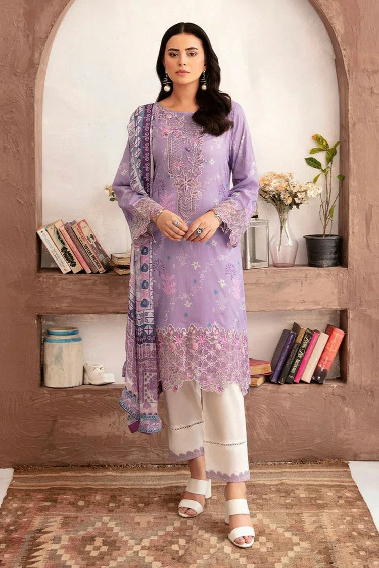 Picture of Ramsha - Rangrez Embroidered Lawn Collection Vol 7 - N-708 - Unstitched - Available at Raja Sahib