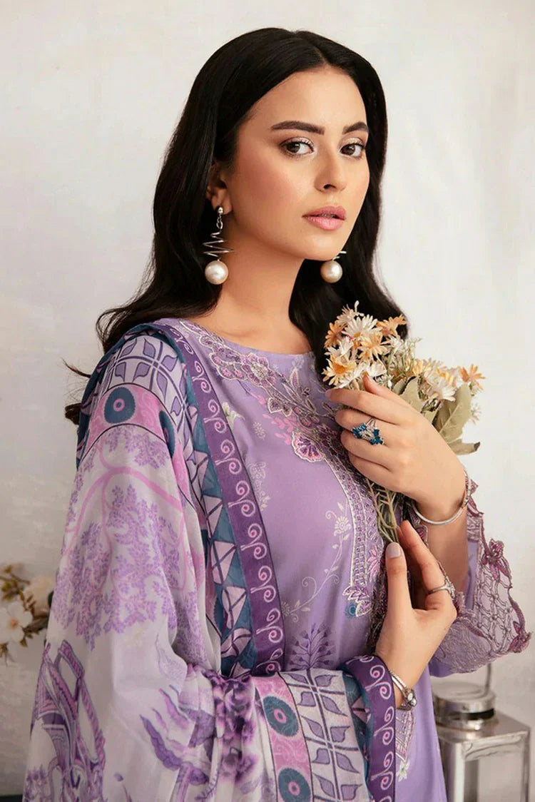 Picture of Ramsha - Rangrez Embroidered Lawn Collection Vol 7 - N-708 - Unstitched - Available at Raja Sahib