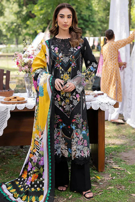 Picture of Rajbari - Schiffli Printkari Exclusive Lawn Collection - Schiffli Printkari-10 - Unstitched - Available at Raja Sahib