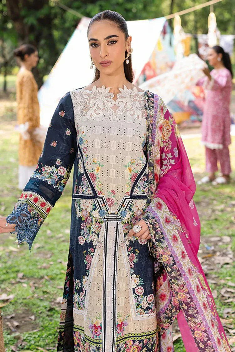 Picture of Rajbari - Schiffli Printkari Exclusive Lawn Collection - Schiffli Printkari-12 - Unstitched - Available at Raja Sahib