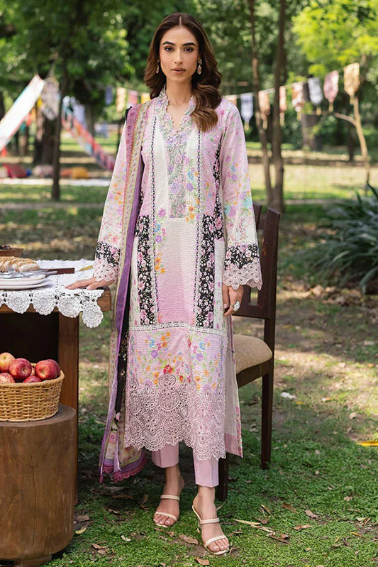Picture of Rajbari - Schiffli Printkari Exclusive Lawn Collection - Schiffli Printkari-01 - Unstitched - Available at Raja Sahib