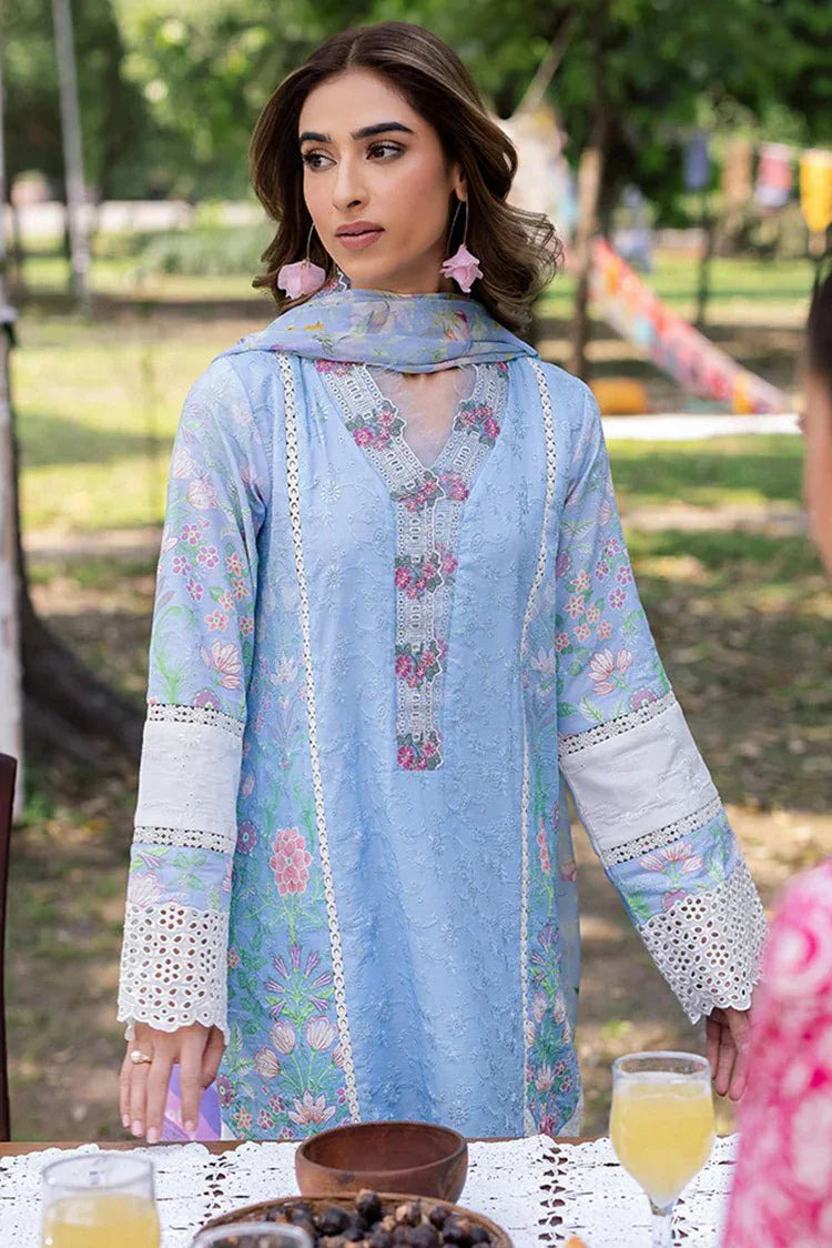 Picture of Rajbari - Schiffli Printkari Exclusive Lawn Collection - Schiffli Printkari-04 - Unstitched - Available at Raja Sahib