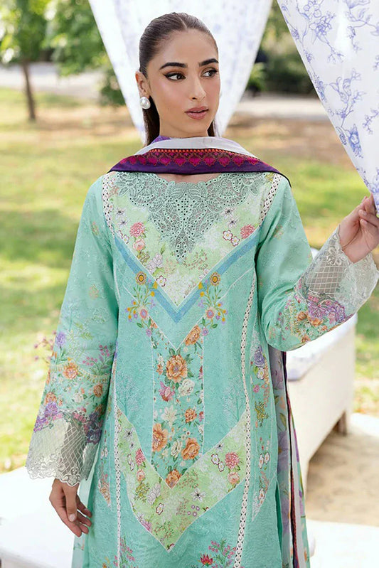 Picture of Rajbari - Schiffli Printkari Exclusive Lawn Collection - Schiffli Printkari-05 - Unstitched - Available at Raja Sahib