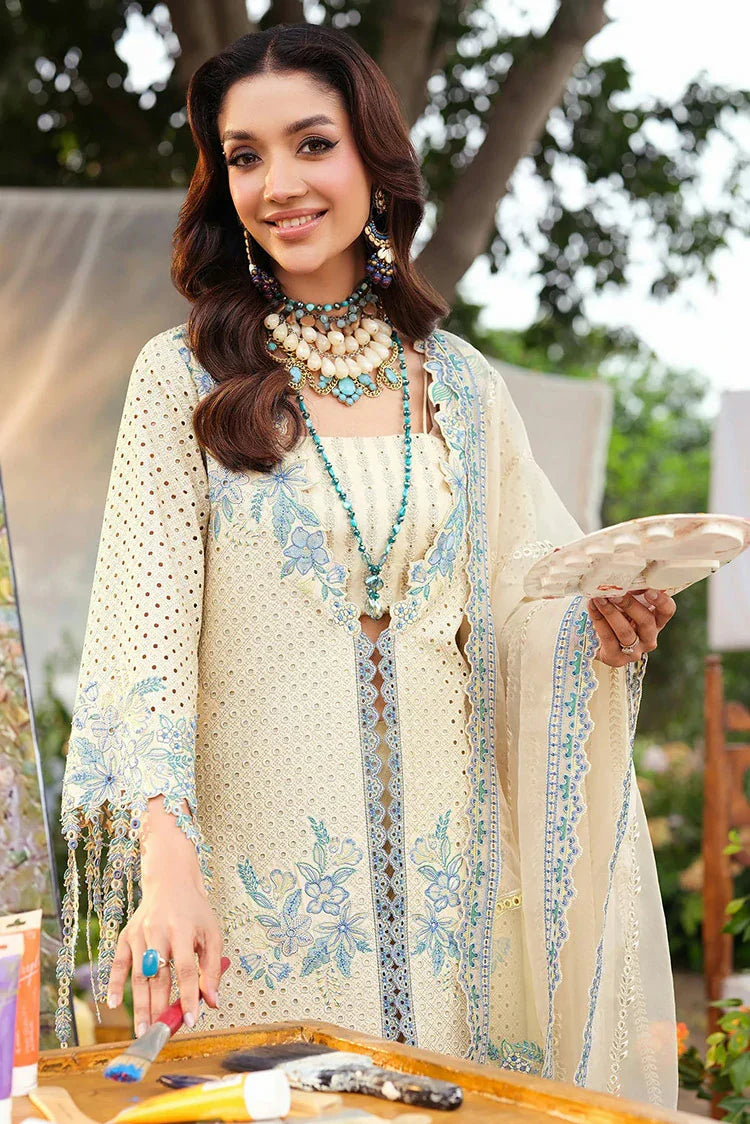 Picture of Zarizaa - Echelon Luxury Lawn - 02 LAGOON - Unstitched - Available at Raja Sahib