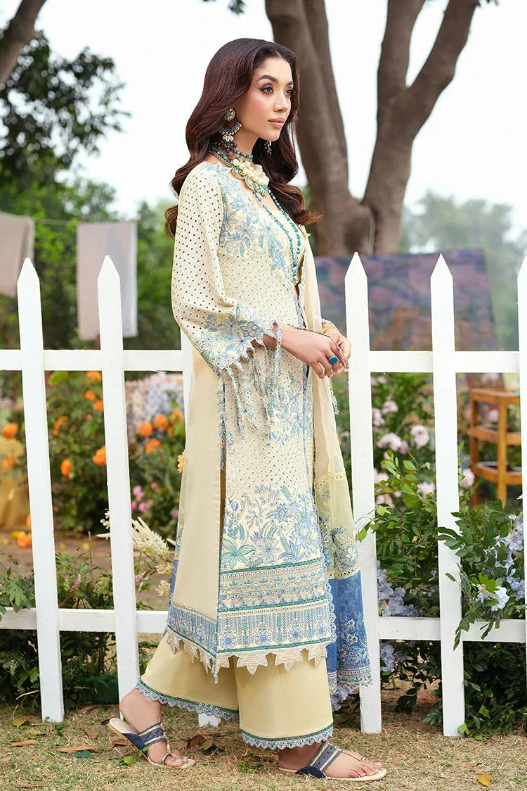 Picture of Zarizaa - Echelon Luxury Lawn - 02 LAGOON - Unstitched - Available at Raja Sahib