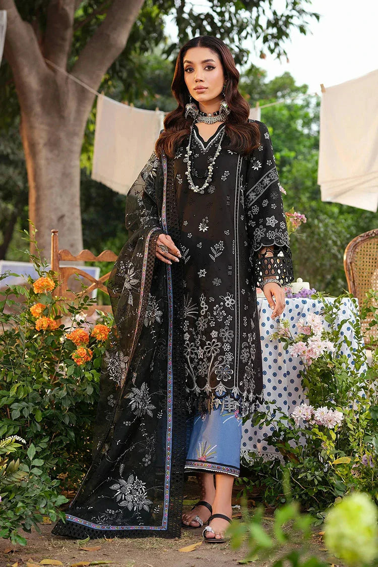 Picture of Zarizaa - Echelon Luxury Lawn - 06 MIDNIGHT - Unstitched - Available at Raja Sahib