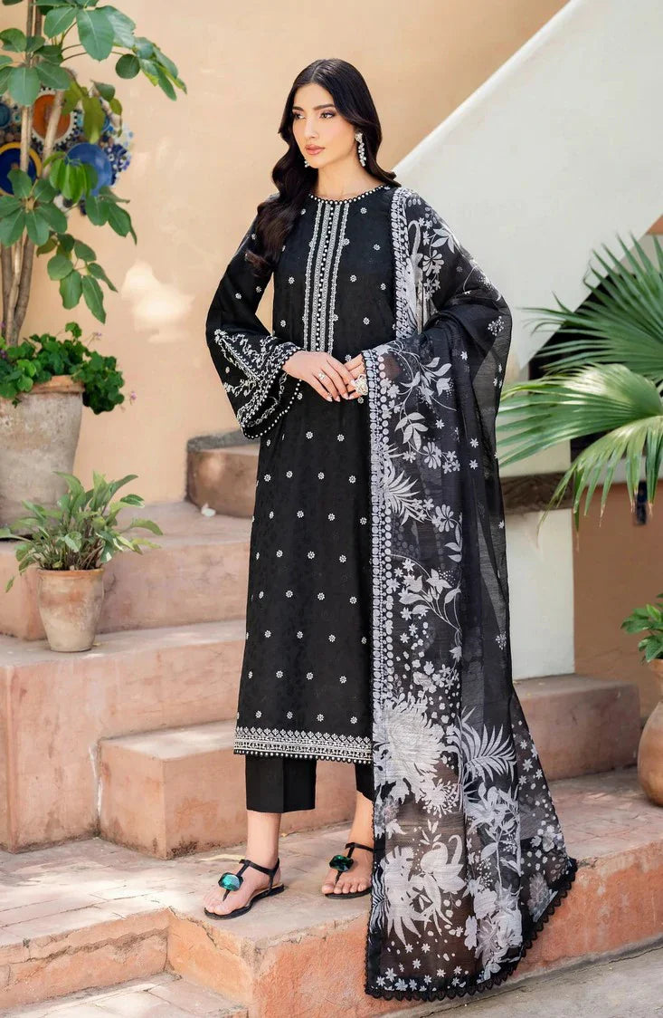 Picture of Zarif - Nura Textured Lawn Summer Essentials - 10 MILHA - Unstitched - Available at Raja Sahib