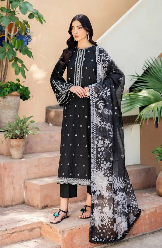 Picture of Zarif - Nura Textured Lawn Summer Essentials - 10 MILHA - Unstitched - Available at Raja Sahib