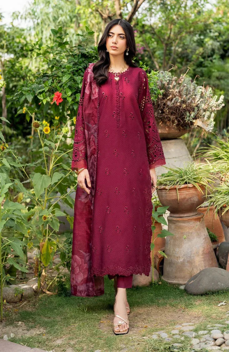 Picture of Zarif - Nura Textured Lawn Summer Essentials - 01 MORICH - Unstitched - Available at Raja Sahib