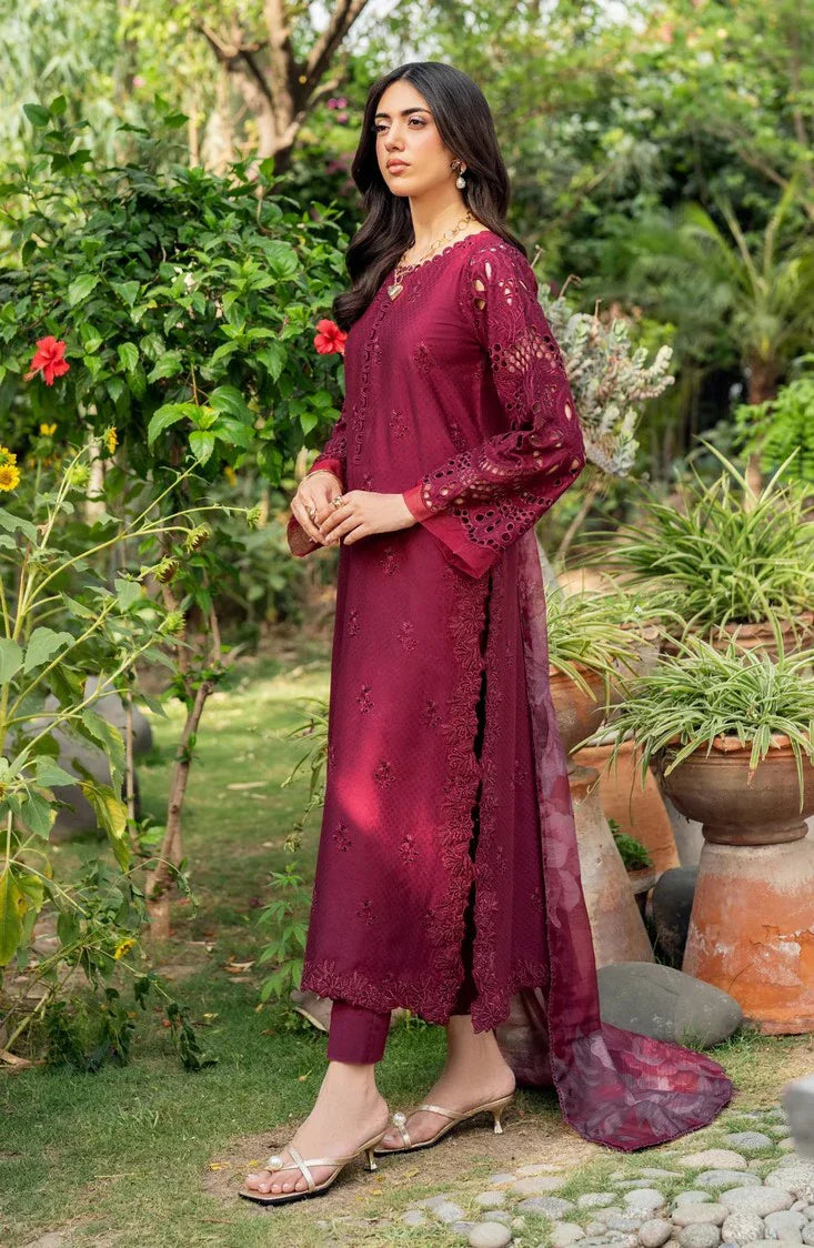 Picture of Zarif - Nura Textured Lawn Summer Essentials - 01 MORICH - Unstitched - Available at Raja Sahib