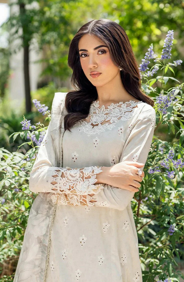 Picture of Zarif - Nura Textured Lawn Summer Essentials - 02 ISARA - Unstitched - Available at Raja Sahib