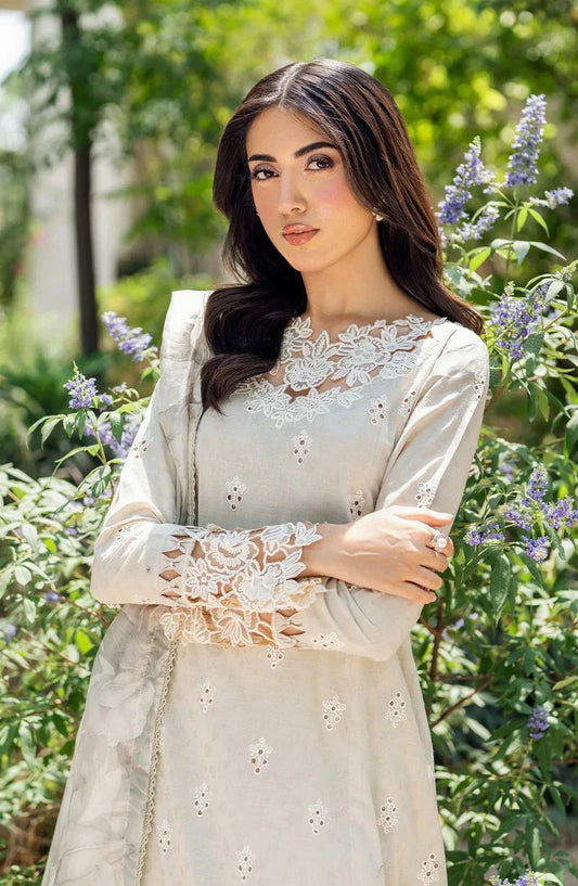 Picture of Zarif - Nura Textured Lawn Summer Essentials - 02 ISARA - Unstitched - Available at Raja Sahib