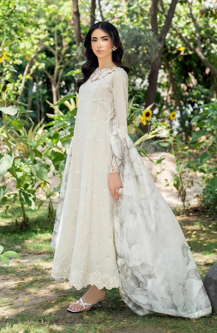 Picture of Zarif - Nura Textured Lawn Summer Essentials - 02 ISARA - Unstitched - Available at Raja Sahib