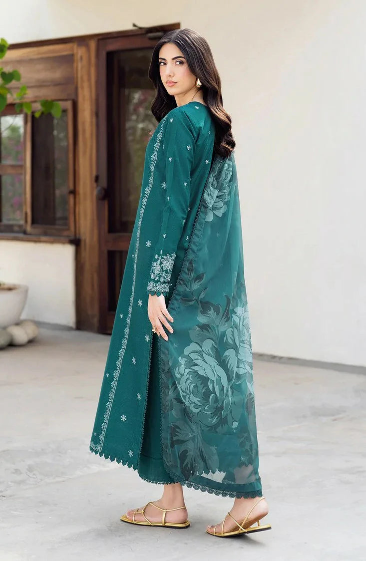 Picture of Zarif - Nura Textured Lawn Summer Essentials - 03 NUSA - Unstitched - Available at Raja Sahib