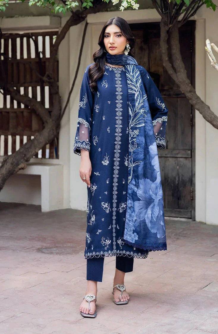 Picture of Zarif - Nura Textured Lawn Summer Essentials - 07 SEERUM - Unstitched - Available at Raja Sahib