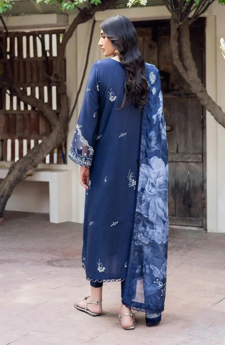 Picture of Zarif - Nura Textured Lawn Summer Essentials - 07 SEERUM - Unstitched - Available at Raja Sahib